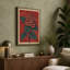 Hydrangea Woodblock Botanical - Wrapped Canvas-1107551785-1107551784