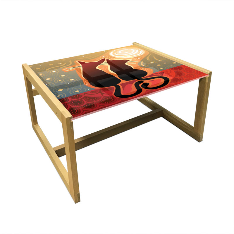 Jaithen Sled Coffee Table, 40cm H x 74cm W x 62cm D