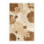 Tapis moelleux moelleux à motif floral classique beige et beige-248383516