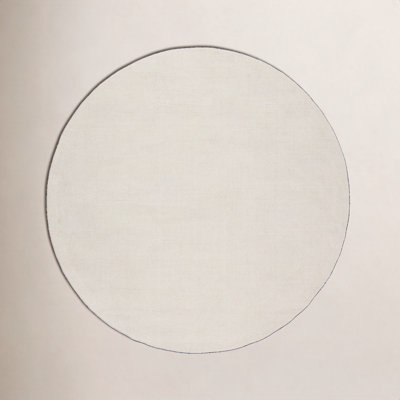 Crowe Light Beige Hand-Loomed Wool Rug