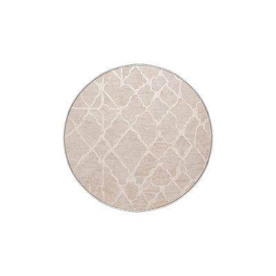 Tapis beige lavable à la machine