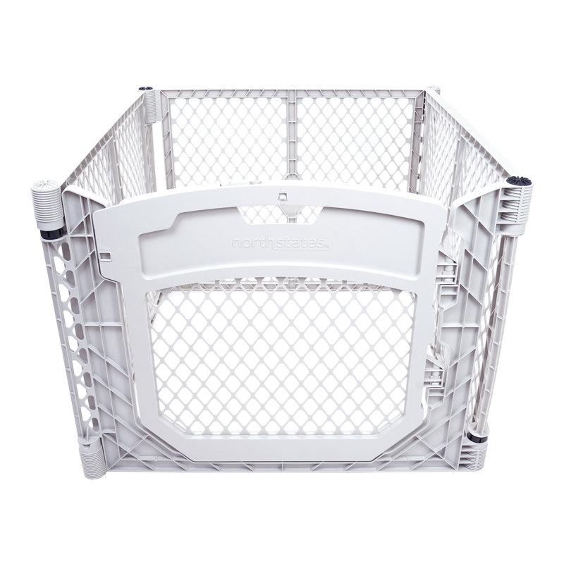 PETYARD PLUS 4-PANEL GRAY PET PEN