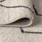 Bradsher Moroccan Beni Souk Cream/Black Rug-965744475