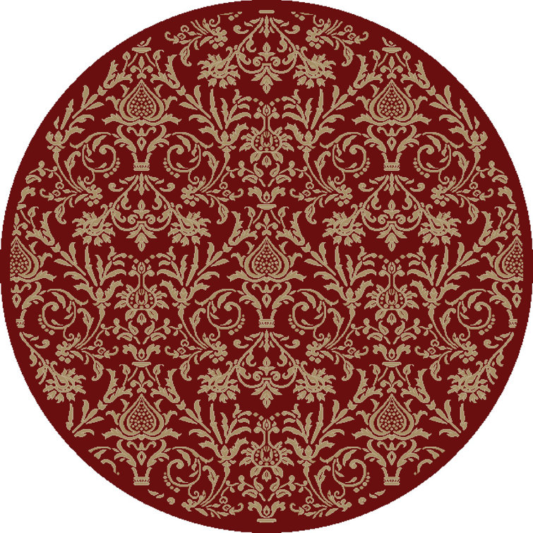 Royal Flatweave Performance Red Gold Rug