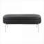 Banc de rangement FlowLuxe Contemporary Glam Onyx