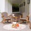 Dezi Teak Outdoor Rocking Chair
