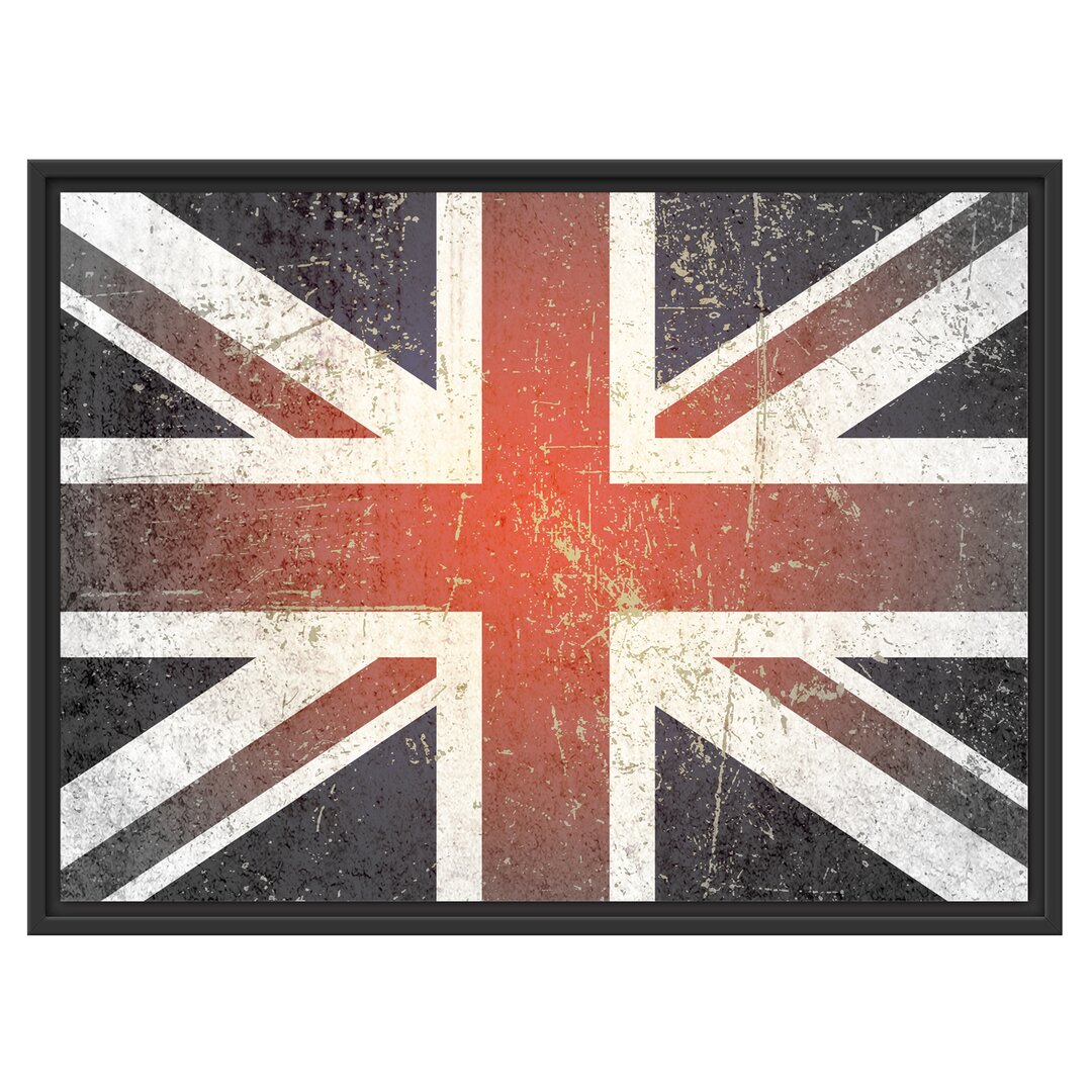 Gerahmtes Wandbild Britischer Union Jack