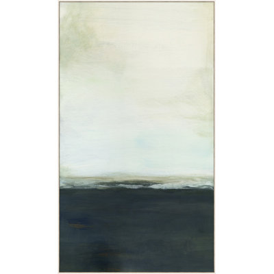 Days of Gray », reproduction d'art sur verre encadrée