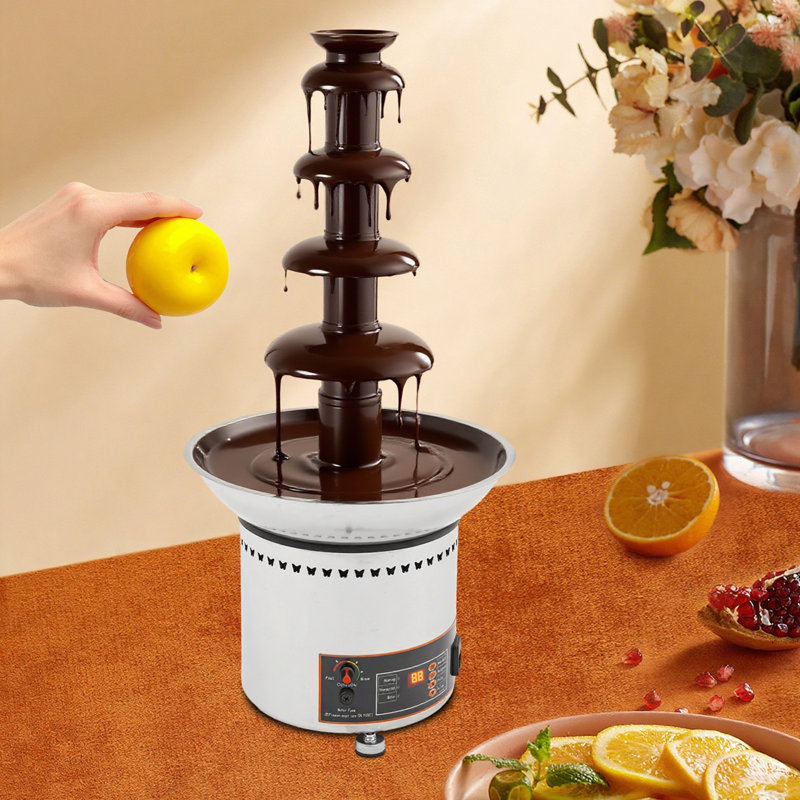 8.82 lbs Electric Chocolate Melting Fountain Machine Chocolate Fountain