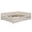 Upholstered Platform Bed with USB and Twin Size Trundle-2136490830