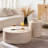 31.5'' Round Coffee Table With Mars Pattern For Living Room, Modern Drum Circle  Coffee Table For Living Room, No Need Assembly (Mars Pattern)-570514826