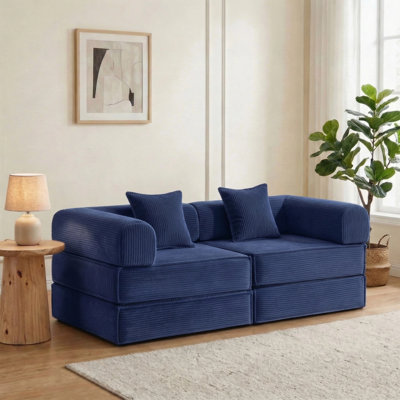 Boneless Two-Seater Modular sofa Bed