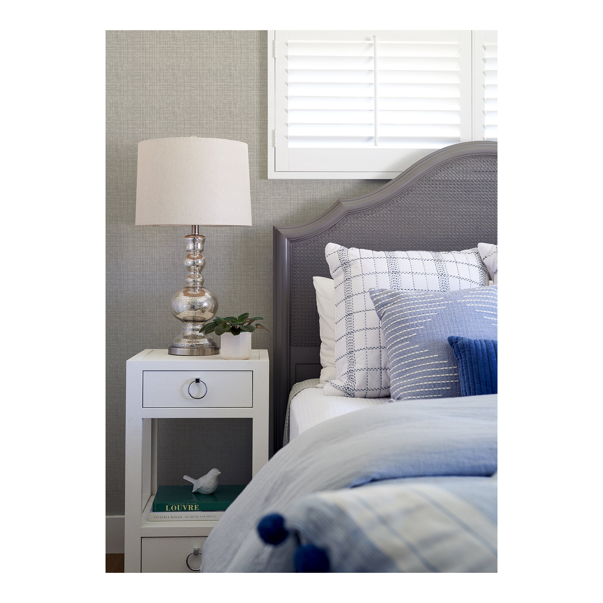 Quartney Wallpaper, Light Gray