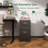 2-Drawer Lockable Metal Vertical File Cabinet for A4/Legal/Letter Size - Office & Home Use, Assembly Required-818444323