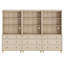 72.1'' Tall Kitchen Pantry Cabinet With 9 Drawers And Adjustable Shleves, Light Oak