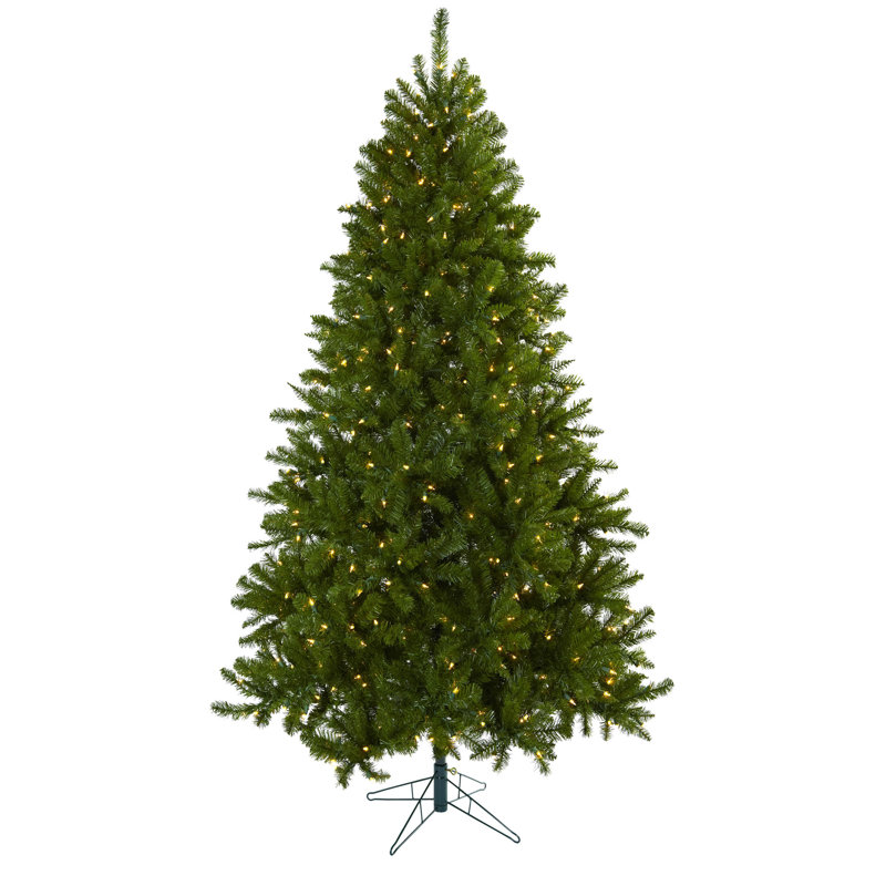 Sommer 90' H Lighted Artificial Fir Christmas Tree