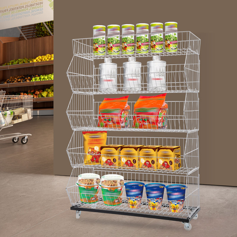 Rayonnage Pirketta l 35,4 po avec roulettes