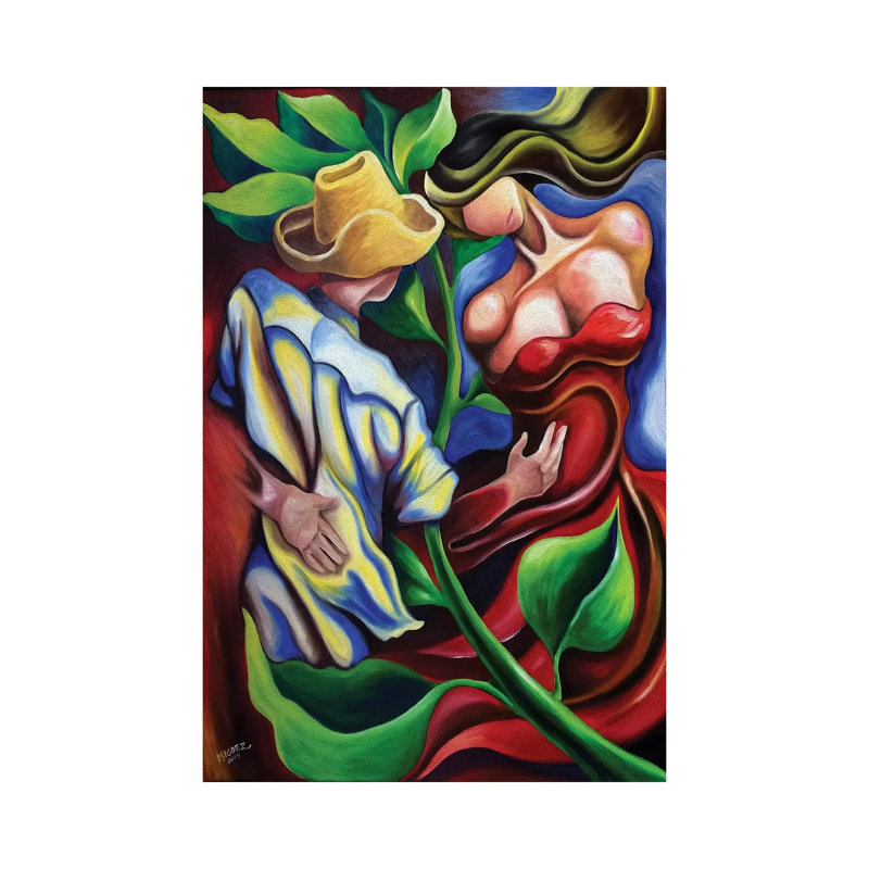 Dancing In Countryside by Dixie Miguez - Wrapped Canvas Painting, 66.04 cm H x 45.72 cm W x 1.91 cm D