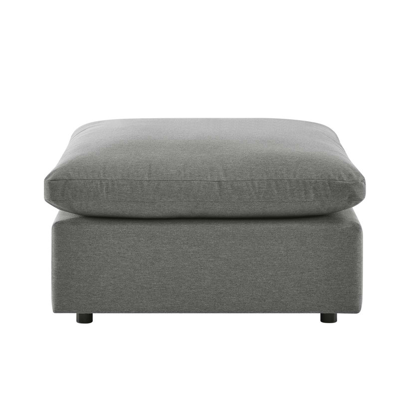Canapé modulaire d'extérieur 4 pièces Commix par Modway, Gris anthracite