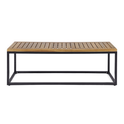 BANC EN BOIS ET MÉTAL JECO INDUSTRIAL