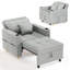 Emma-Leigh 1 Seater Fabric Accent Chairs Bed-1868261473