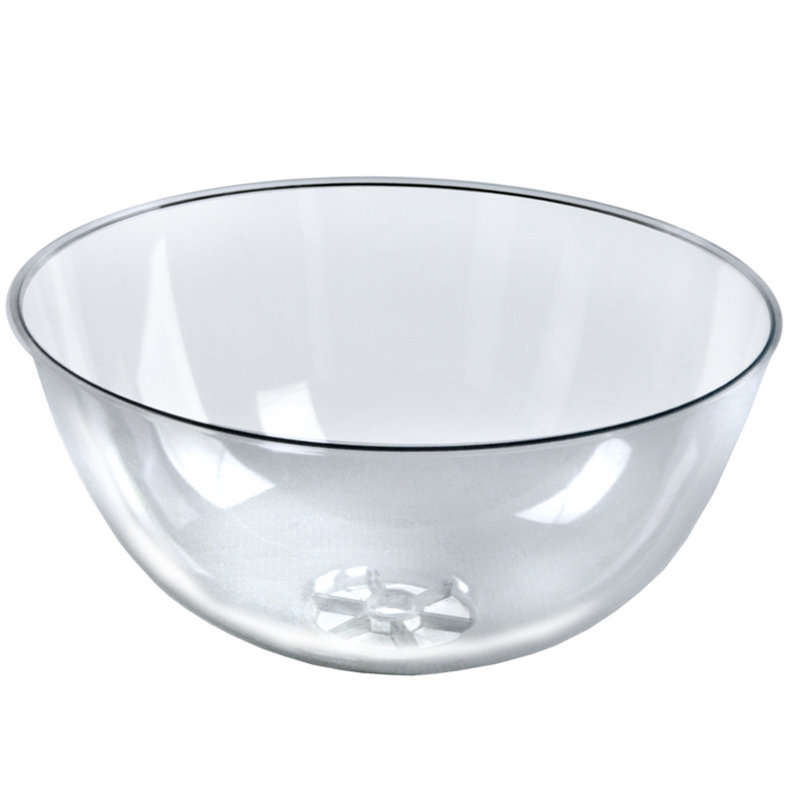Clear Plastic Bowl 16" Diameter x 8" Deep