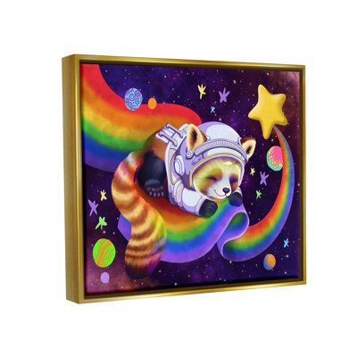 Red Panda Rainbow par Carla Morrow