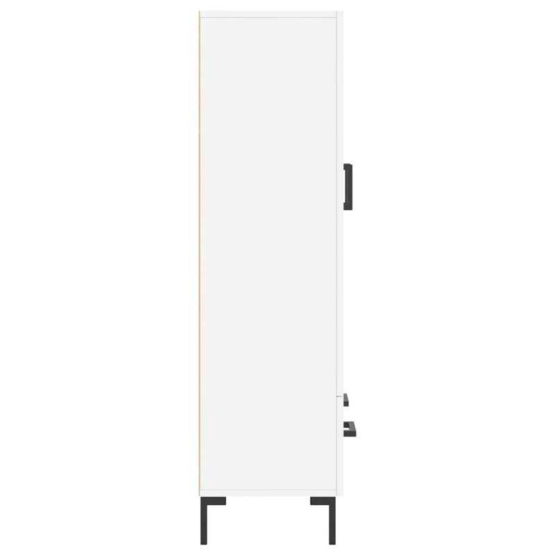 Manesh 1 - Drawer Rectangle Accent Chest, White/Black Incorrect