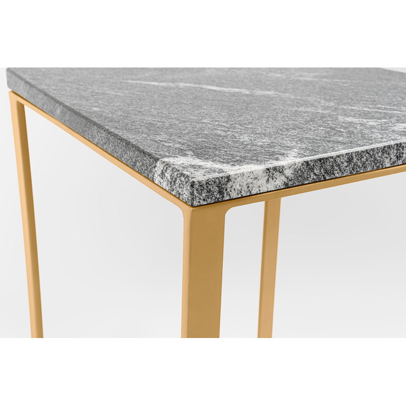 Aiyat Frame End Table, Gold