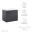 Meuble-lavabo mural 24 po Render par Modway-1089296270