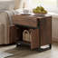Table de bout moderne avec 1 tiroir et 1 armoire de rangement Aadam-1889952356