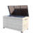 Wicker Patio Furniture Storage Box (Grey )