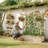 Sabeera Wood Planter Box with Trellis-718423082
