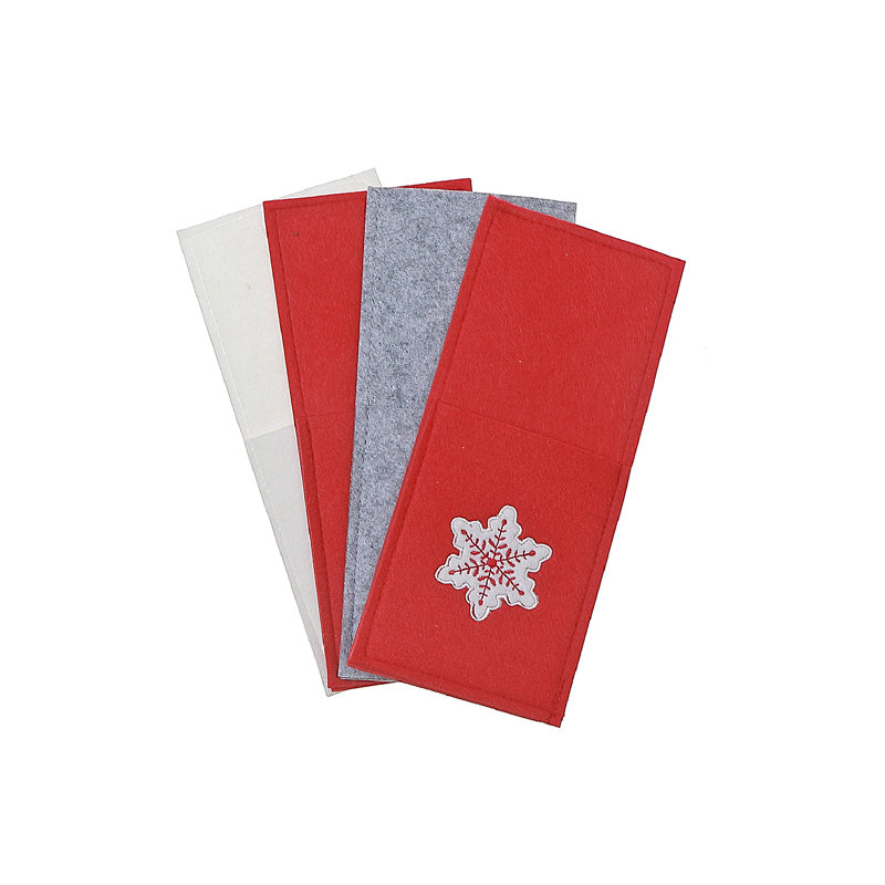 Pochette porte-coutellerie - ensemble de 4