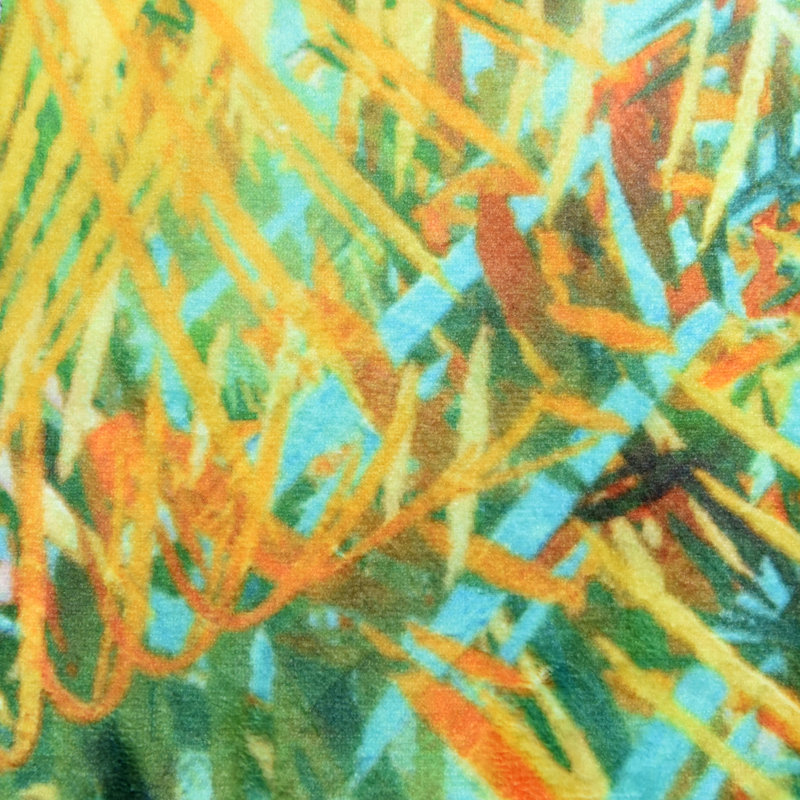 Tapis tissé à la machine à motif abstrait Life of the Party I