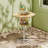 Raghul Round Metal Base Dining Table-2103947182