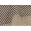 Rug & Kilim’S Accent Kilim, Square Rug In Textural Cream And Gray Stripes