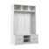 Yerani Everly Quinn Entryway Storage Set With 48W Hall Tree And Shoe Bench With Doors