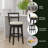 Salizan Swivel Upholstered Counter Stool with Solid Wood Frame-2074299596