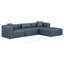 Ensemble modulaire de coin en similicuir 4 pièces-94884269