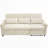 82" Three-Seater Upholstered Sofa