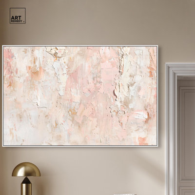 Impasto Layers Canvas Textured Abstract by Art Remedy