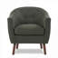 Fauteuil rembourré en bois massif Mid-Century-1599630940