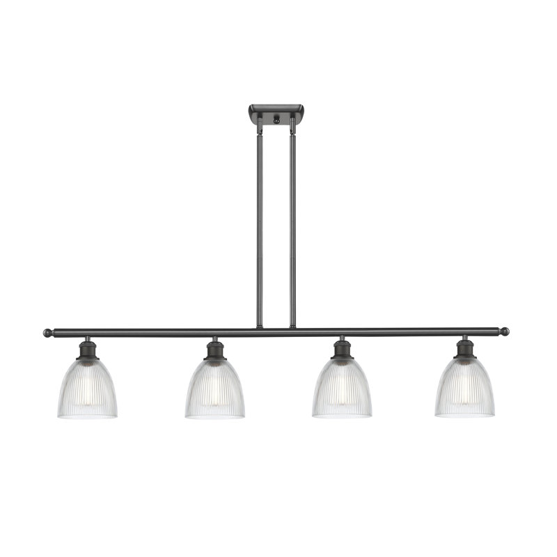 Asdsit 4 - Light Kitchen Island Pendant, 6 Watt Vinage LED Bulb, Oil Rubbed Bronze