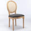 Chaise de salle à manger de style français antique, ensemble de 2-1107467548