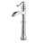 Deluge Waterfall Vessel Polished Chrome Single Hole, Single Handle With Drain Assembly