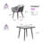 Rectangular Outdoor Dining Set with Cushions-152097780-199688733