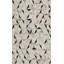 Trail Cowhide Geometric Area Rug in Charcoal/Gray/Taupe-427113559