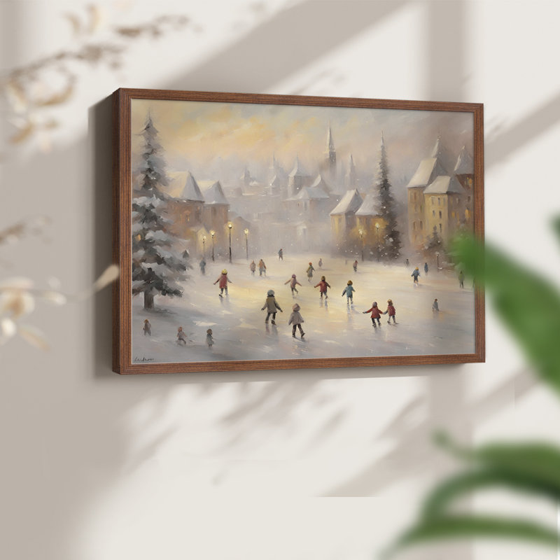 Paysages rétro-CII - reproduction encadrée