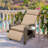 Recliner Patio Chair with Cushions-1407145557